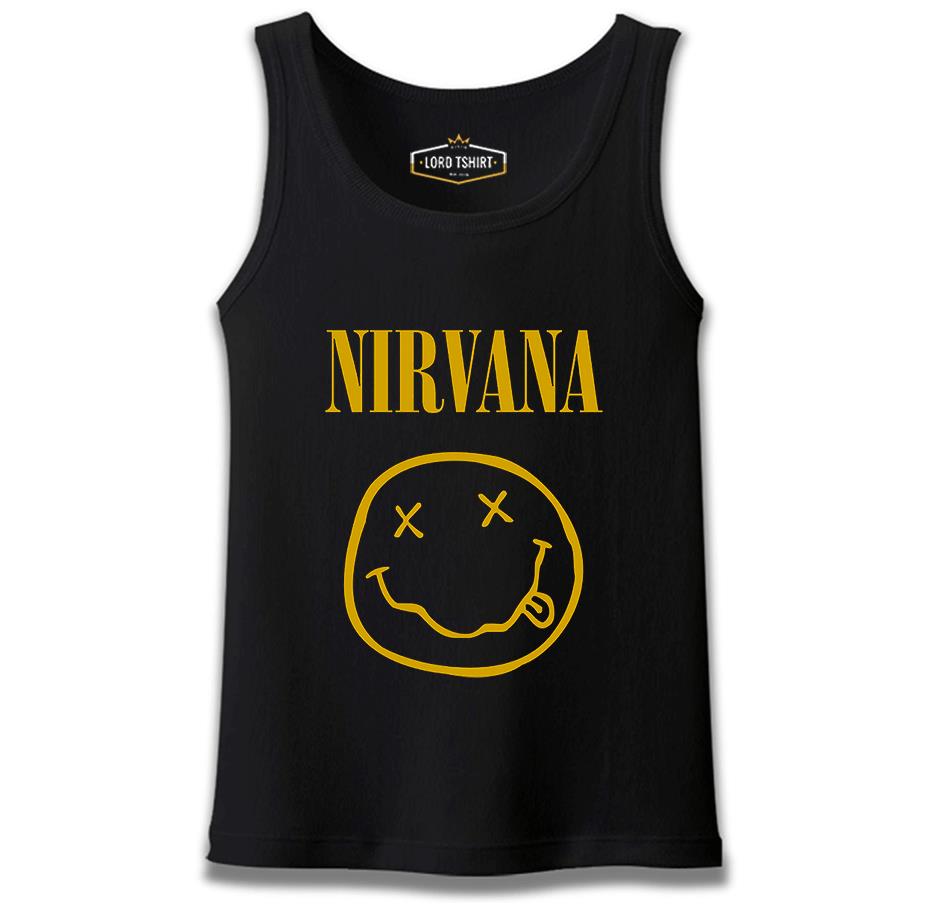 Nirvana - Come As You Are Siyah Erkek Atlet