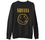 Nirvana - Come As You Are  Siyah Erkek Kalın Sweatshirt