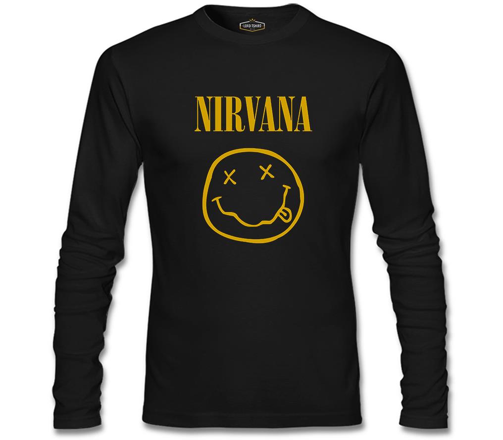 Nirvana - Come As You Are Siyah Erkek Sweatshirt