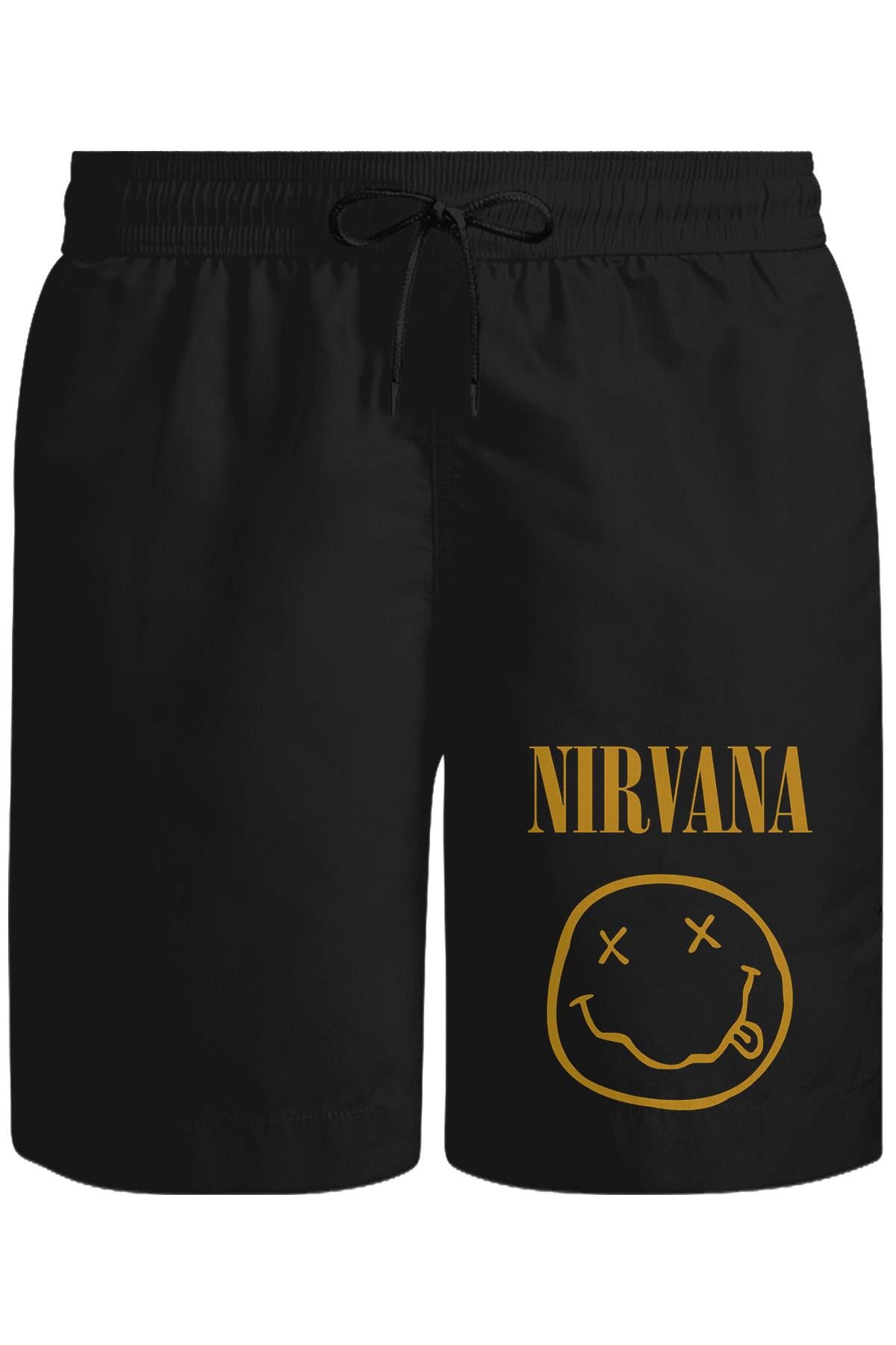 Nirvana - Come As You Are Unisex Siyah Şort