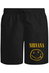 Nirvana - Come As You Are Unisex Siyah Şort