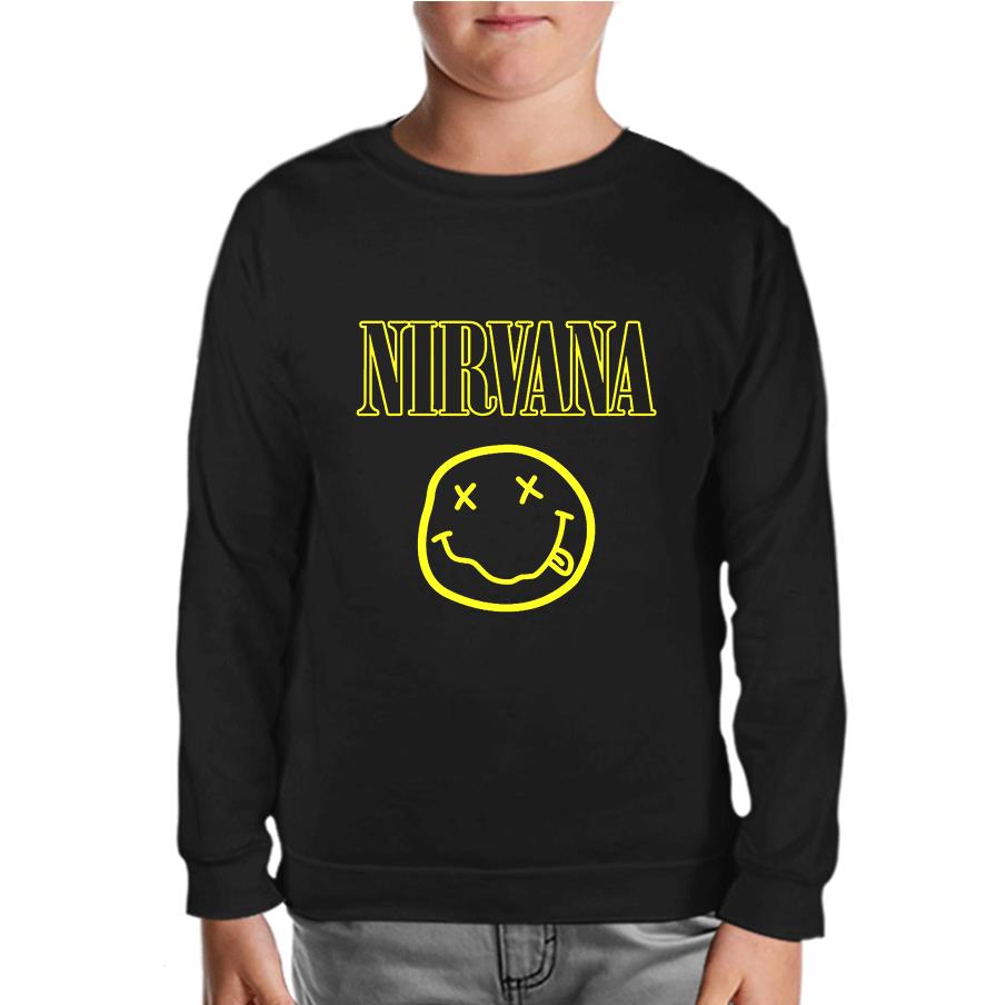 Nirvana Black Kids Sweatshirt