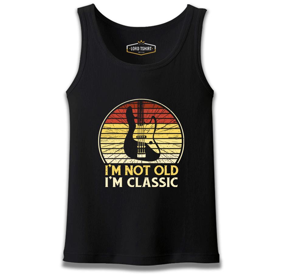 Not Old but Classic Guitar Siyah Erkek Atlet