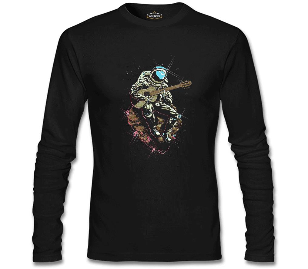 Notes in Space Black Men's Sweatshirt 