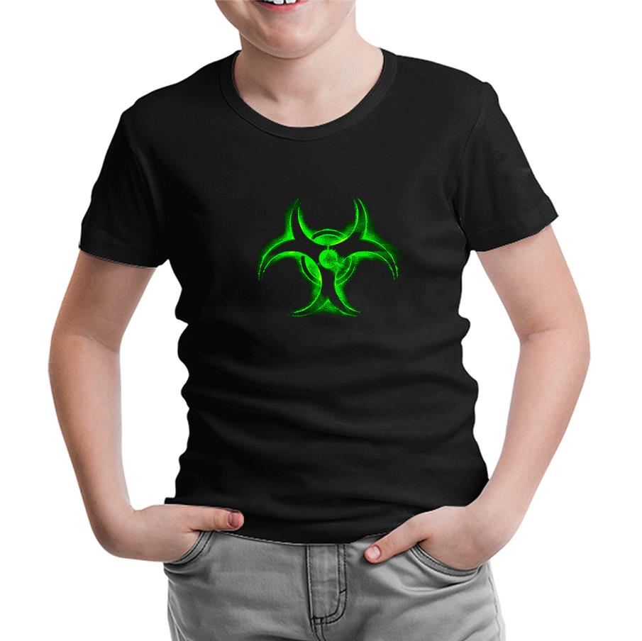 Nuclear Reactor Siyah Çocuk Tshirt