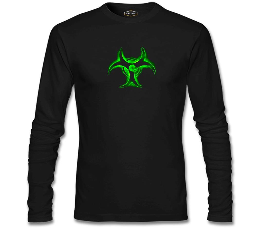 Nuclear Reactor Siyah Erkek Sweatshirt