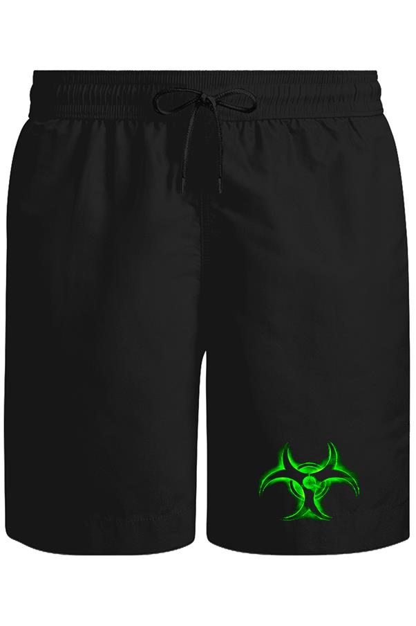 Nuclear Reactor Unisex Siyah Şort