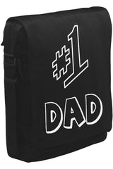 En İyi Baba Unisex Siyah Postacı Çanta