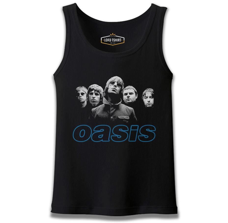 Oasis - Grup Üyeleri Siyah Erkek Atlet
