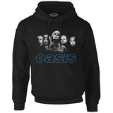 Oasis - Band Members Black Men's Zipperless Hoodie