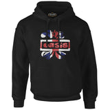 Oasis Logo Black Men's Zipperless Hoodie