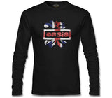 Oasis Logo Siyah Erkek Sweatshirt
