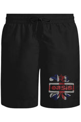 Oasis Logo Unisex Black Shorts