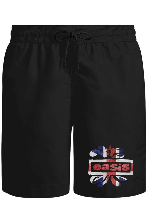 Oasis Logo Unisex Siyah Şort