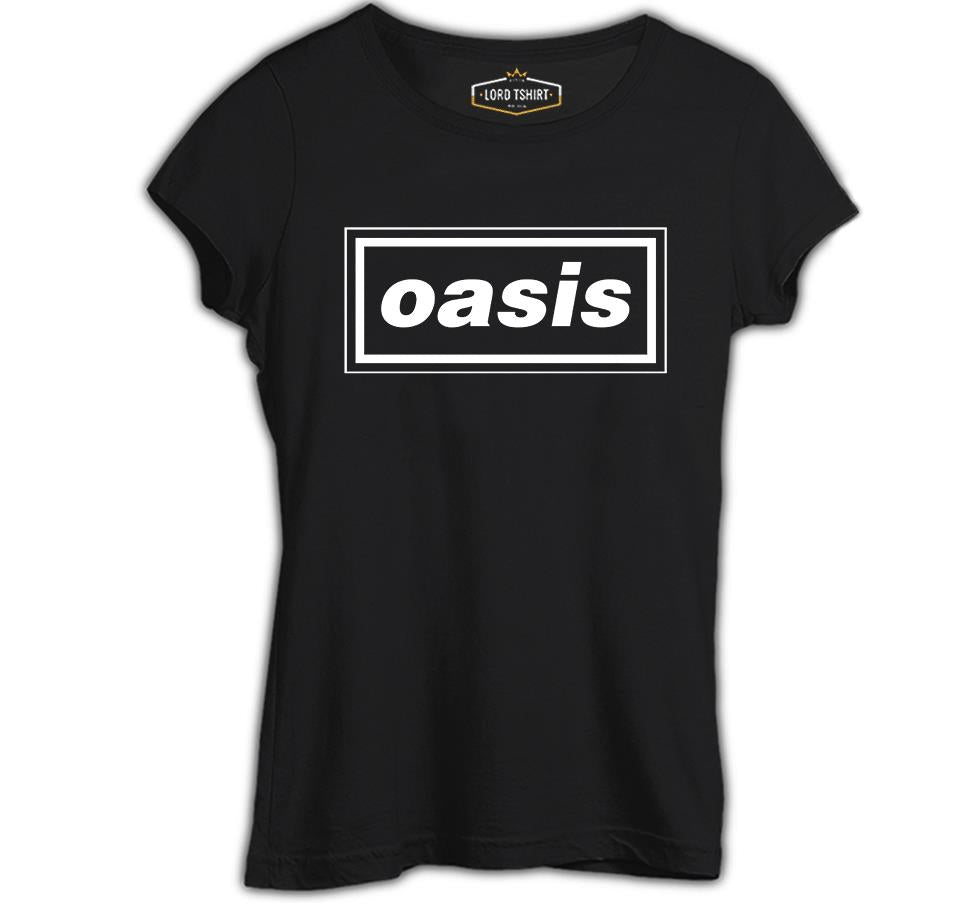 Oasis Siyah Kadın Tshirt