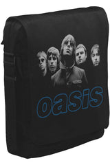 Oasis - Grup Üyeleri Unisex Siyah Postacı Çanta