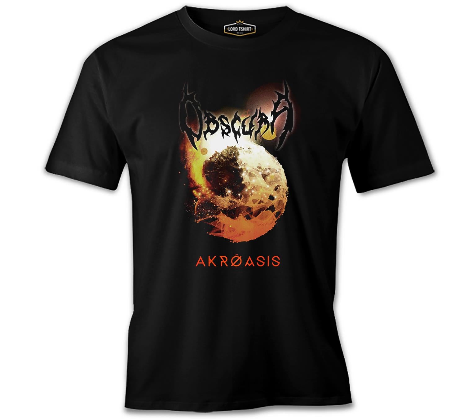 Obscura – Akroasis Siyah Erkek Tshirt