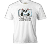 Official Sleep Tshirt Panda Sleeping Beyaz Erkek Tshirt
