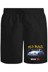 Old Bugs Unisex Siyah Şort