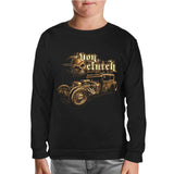 Old Car Black Kids Sweatshirt