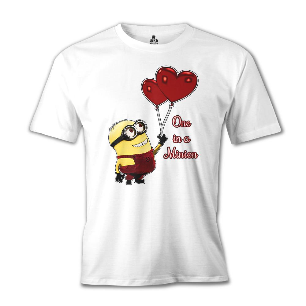 One in a Minion - Hearts White Men's T-Shirt