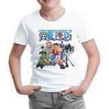 One Piece 2 White Kids Tshirt