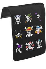 One Piece - Character Flags Unisex Siyah Tak-Çıkar Postacı Çanta Kapağı CK-275