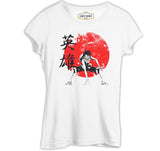 One Piece - Hero Beyaz Kadın Tshirt