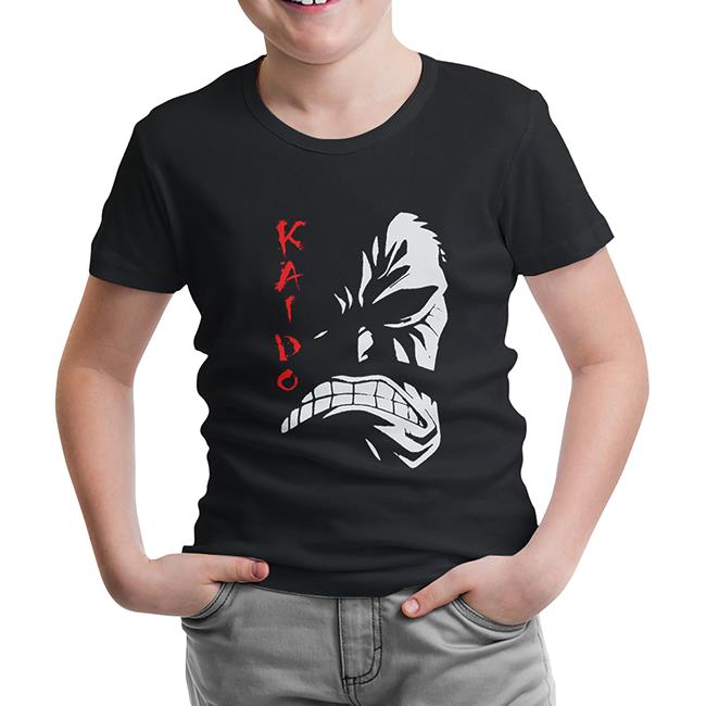 One Piece - Kaido Black Kids Tshirt