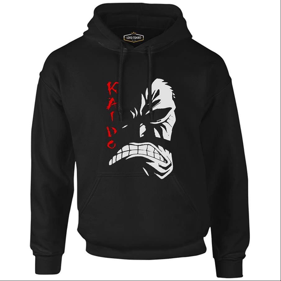 One Piece - Kaido Black Men's Zipperless Hoodie