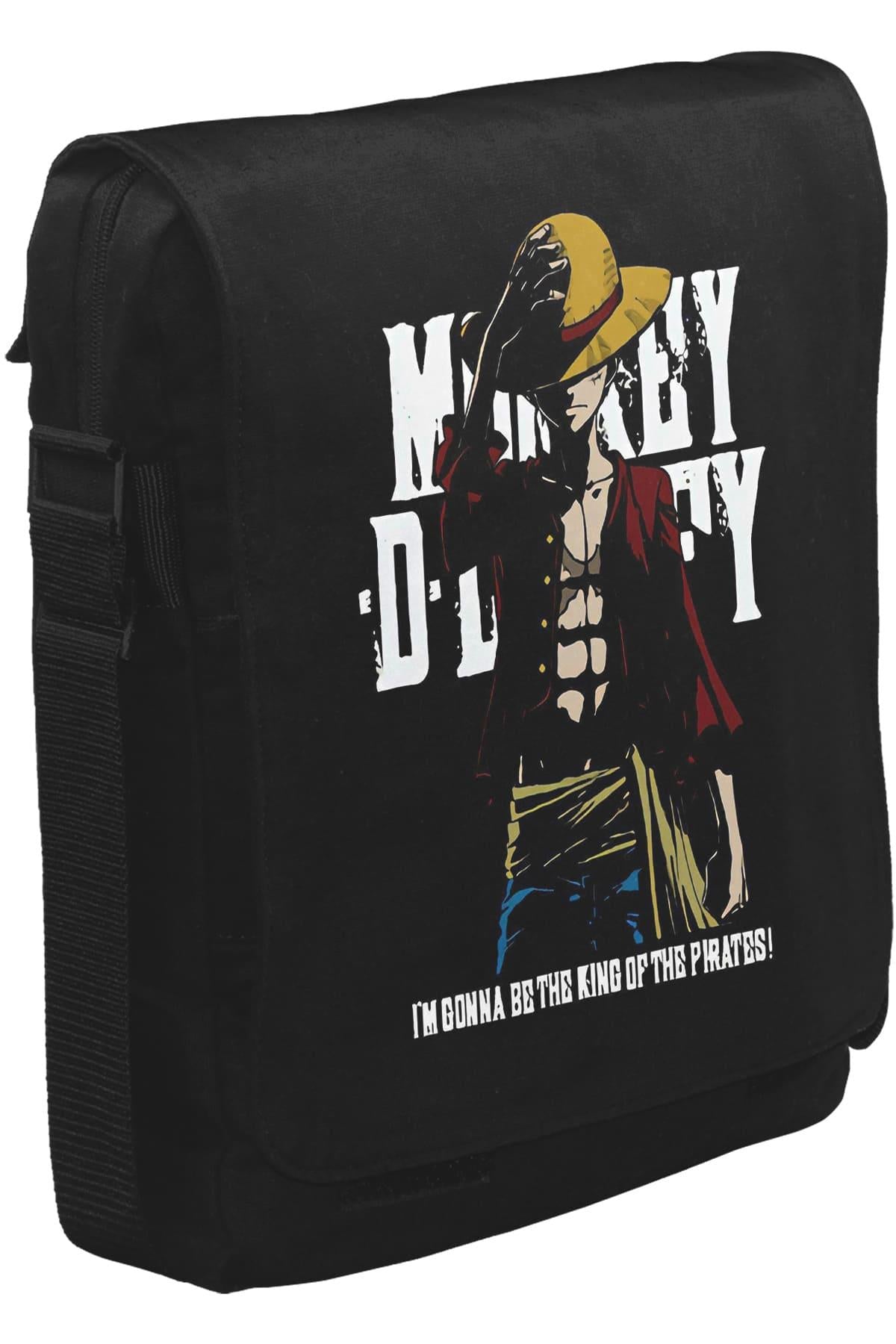 One Piece - King of Pirates Unisex Black Messenger Bag 