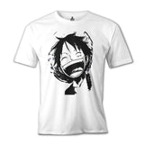 One Piece - Luffy Laugh White Men's T-Shirt