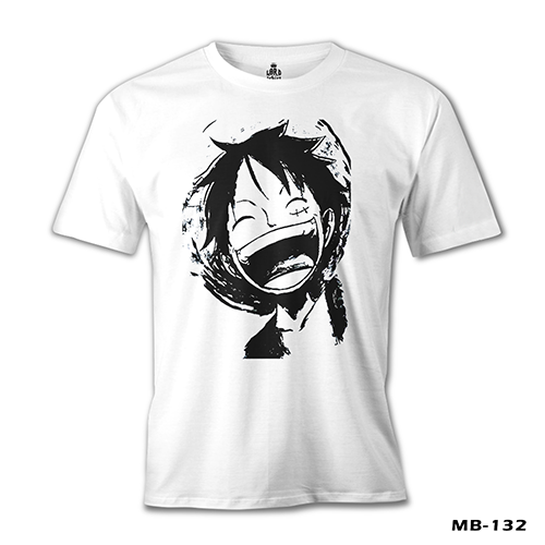 One Piece - Luffy Laugh White Men's T-Shirt