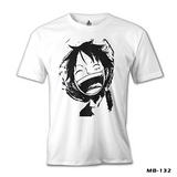 One Piece - Luffy Laugh White Men's T-Shirt