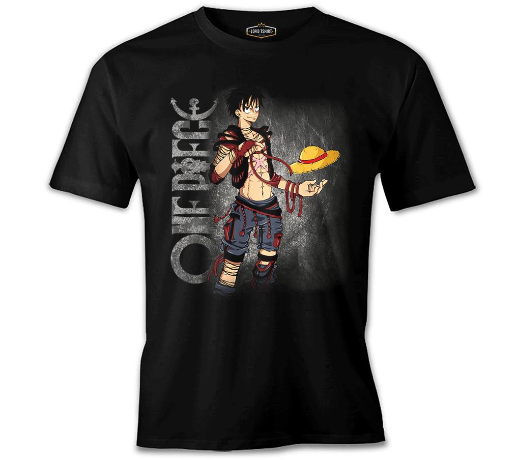 One Piece - Luffy Black Men's Tshirt