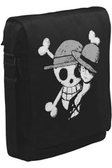 One Piece - Luffy Straw Hat IV Unisex Siyah Postacı Çanta