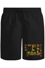 One Piece - Straw Hat Unisex Siyah Şort