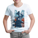 One Piece - The Pirate King White Kids Tshirt