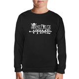 One Piece - Time Black Kids Sweatshirt