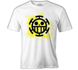 One Piece - Trafalgar Law Logo White Men's Tshirt