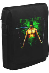 One Piece - Zoro Unisex Siyah Postacı Çanta