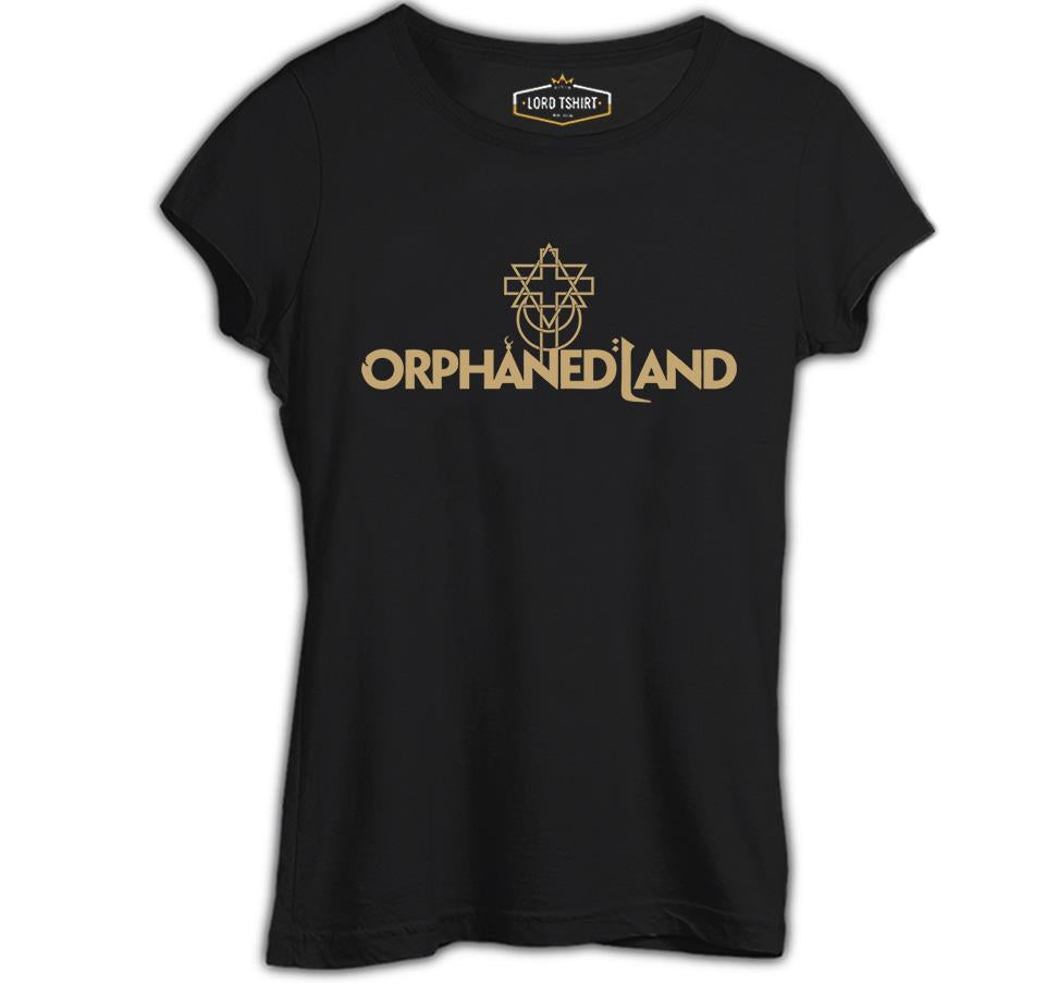 Orphaned Land - Logo Siyah Kadın Tshirt
