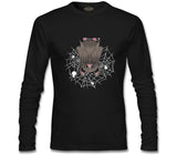 Spiders and Bat Black Men's Sweatshirt 