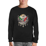 Ottoman Coat of Arms Black Kids Sweatshirt