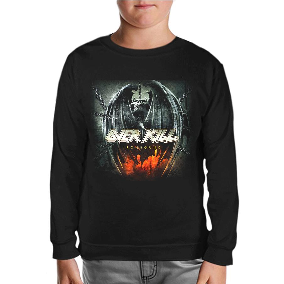 Overkill - Iron Bound Black Kids Sweatshirt