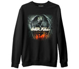 Overkill - Iron Bound  Siyah Erkek Kalın Sweatshirt