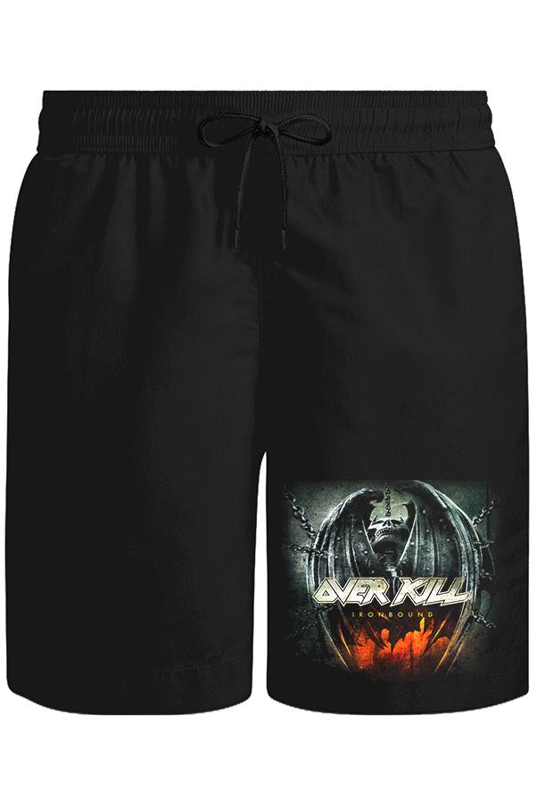 Overkill - Iron Bound Unisex Siyah Şort