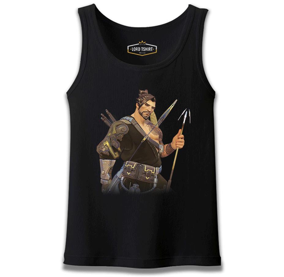 Overwatch - Hanzo Siyah Erkek Atlet
