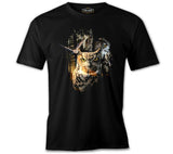 Owls at Night Black Men's Tshirt