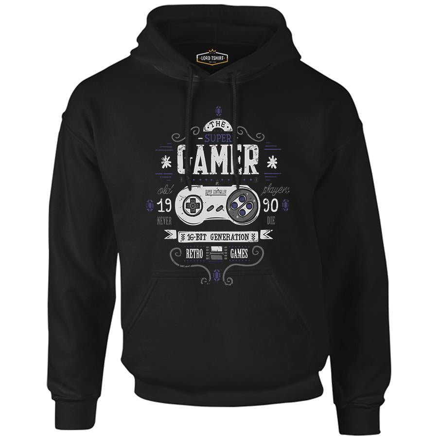 Game - 1990 Players Black Men's Zipperless Hoodie